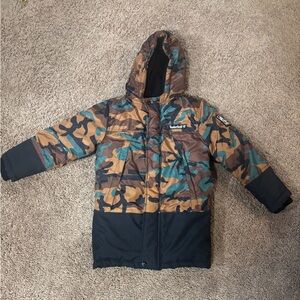 Timberland Camouflage Puffer Jacket Youth XS 5/6